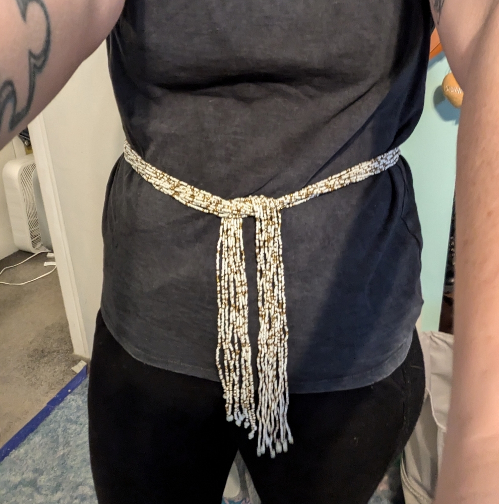Y2K beaded belt